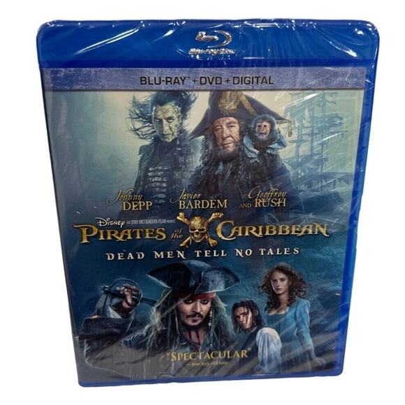 Disney Pirates of the Caribbean: Dead Men‎ Tell No Tales Blu-ray + DVD - Picture 1 of 5